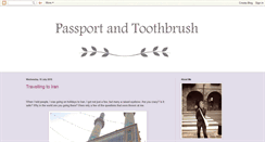 Desktop Screenshot of passportandtoothbrush.com